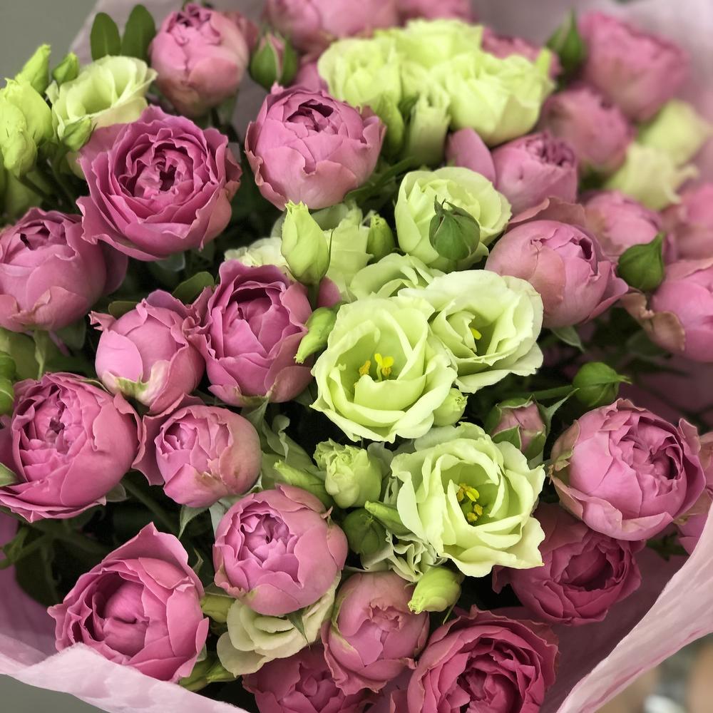 Букет с розой Мисти Баблс